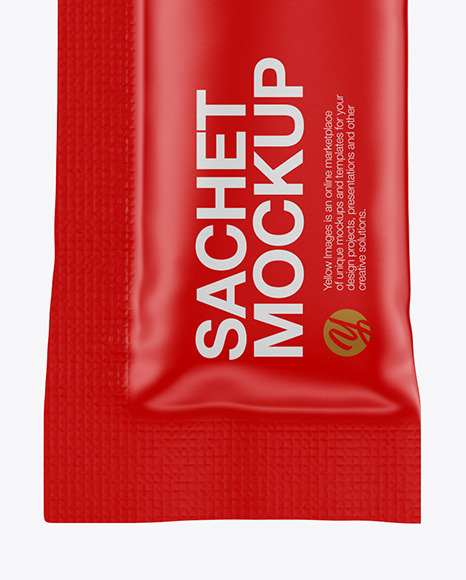 Paper Sachet Mockup PSD #6