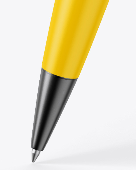 Matte Pen w/ Metallic Finish Mockup