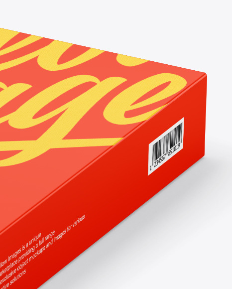 Download Matte Box With Marker Pens Mockup In Packaging Mockups On Yellow Images Object Mockups