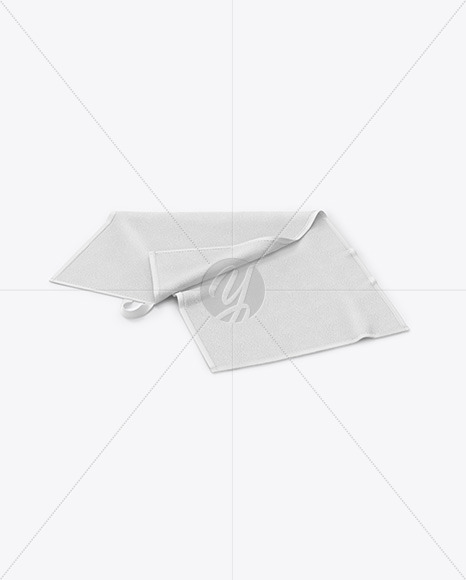 Folded Beach Towel Mockup PSD #3