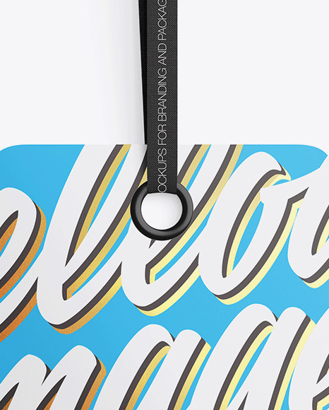 Matte Label Mockup PSD #2