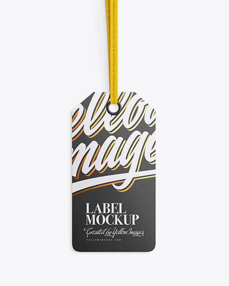 Matte Label Mockup PSD #6