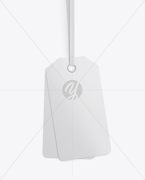 Two Matte Labels Mockup PSD #3