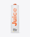 1L Matte Juice Package Mockup - Back View