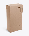 Kraft Paper Box - Half Side View