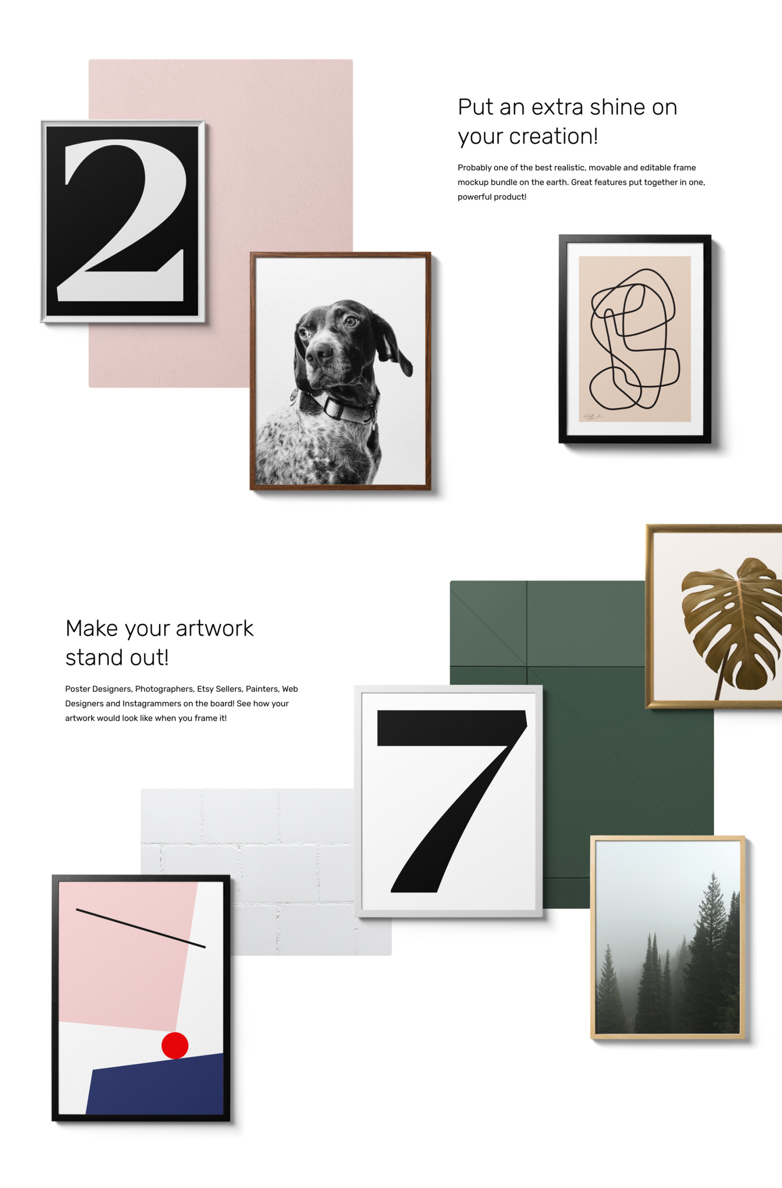 Poster Frame Mockups - Generator on Images Creative