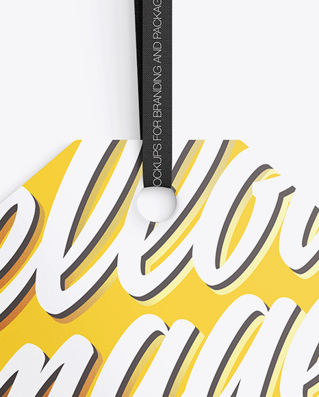 Matte Label Mockup PSD #2