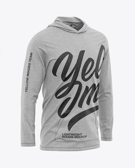 Men's Heather Lightweight Hoodie T-Shirt in Apparel ...