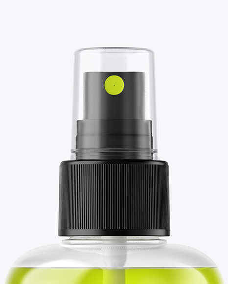 Clear Spray Bottle Mockup PSD #2