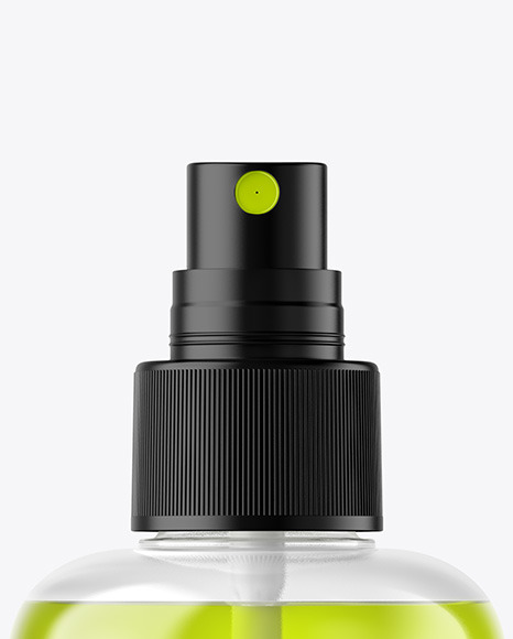 Clear Spray Bottle Mockup PSD #1