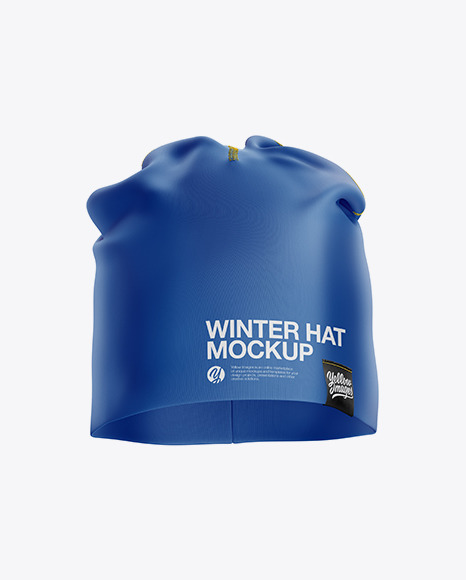 Winter Hat Mockup PSD #2