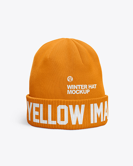 Winter Hat Mockup