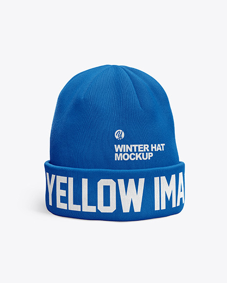 Download Winter Hat Mockup In Apparel Mockups On Yellow Images Object Mockups