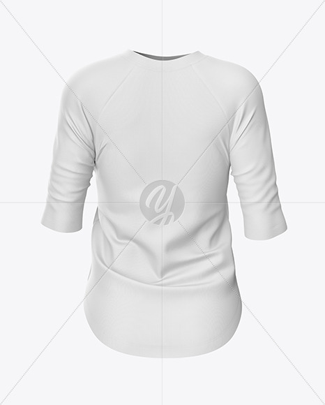 Download Women S Raglan T Shirt Mockup In Apparel Mockups On Yellow Images Object Mockups