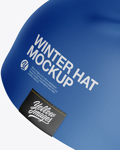 Download Winter Hat Mockup In Apparel Mockups On Yellow Images Object Mockups