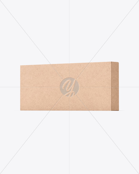 Download Kraft Box With Handle Mockup In Box Mockups On Yellow Images Object Mockups