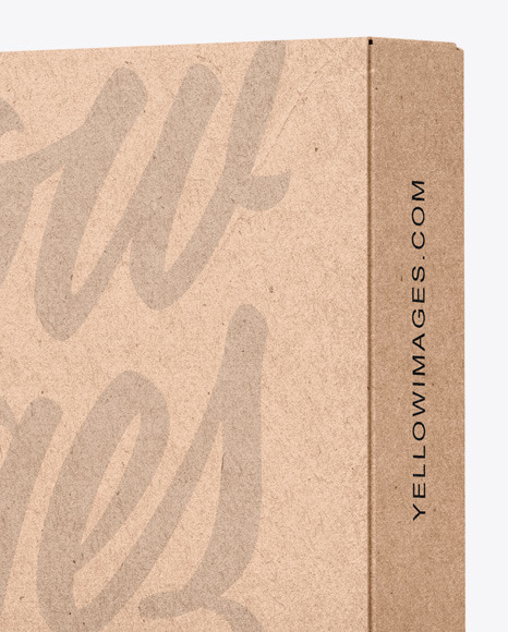 Download Kraft Box Mockup In Box Mockups On Yellow Images Object Mockups Yellowimages Mockups