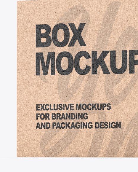 Download Kraft Box Mockup In Box Mockups On Yellow Images Object Mockups Yellowimages Mockups