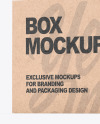 Kraft Box Mockup