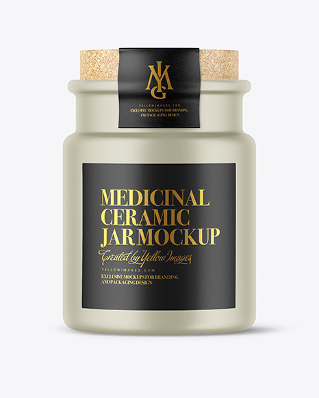 Download Ceramic Jar Mockup In Jar Mockups On Yellow Images Object Mockups PSD Mockup Templates