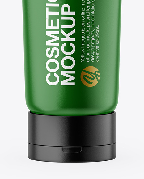 Matte Plastic Tube Mockup PSD #1