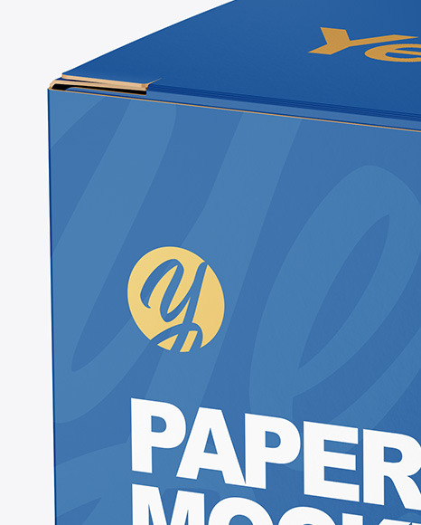 Download Paper Box Mockup In Box Mockups On Yellow Images Object Mockups