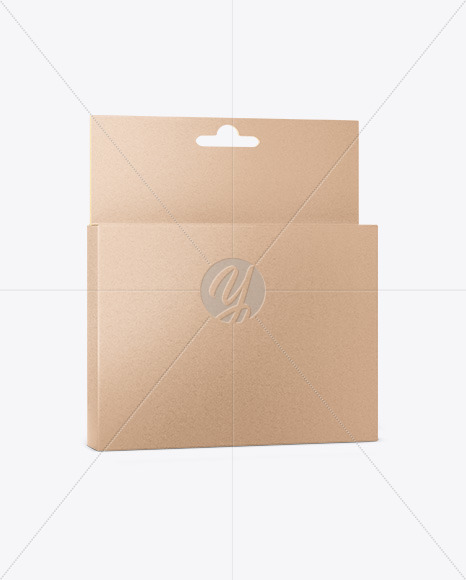 Download Carton Kraft Box Mockup In Box Mockups On Yellow Images Object Mockups