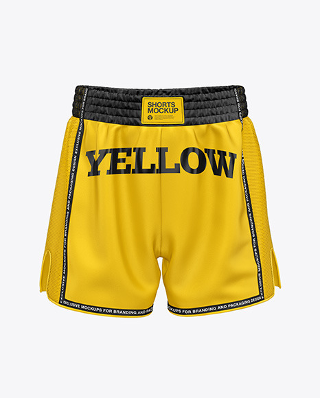 Shorts Mockup - Front View - Free Download Images High Quality PNG, JPG