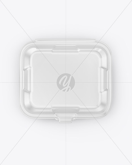 Glossy Tray with Paper Label Mockup