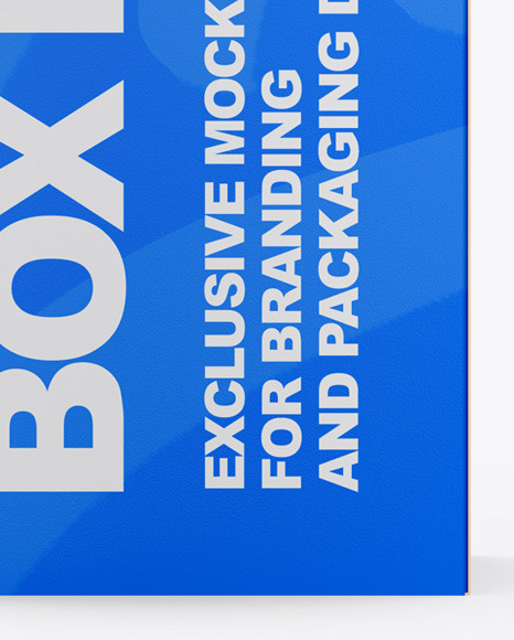 Paper Box Mockup PSD #1