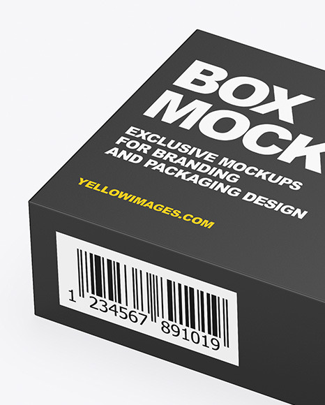 Download Paper Box Mockup In Box Mockups On Yellow Images Object Mockups PSD Mockup Templates