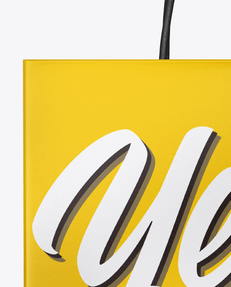 Matte Shopping Bag w  Rope Handles Mockup PSD #6