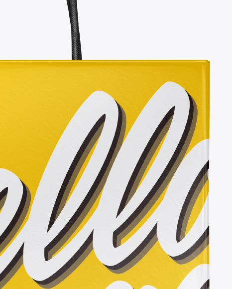 Matte Shopping Bag w  Rope Handles Mockup PSD #7