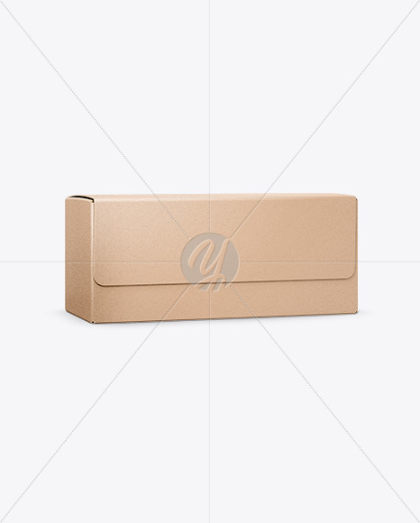 Download Carton Kraft Box Mockup In Box Mockups On Yellow Images Object Mockups PSD Mockup Templates