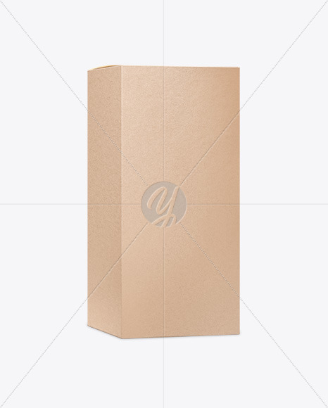 Download Carton Kraft Box Mockup In Box Mockups On Yellow Images Object Mockups