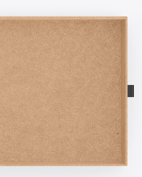 Kraft Box Mockup PSD #1