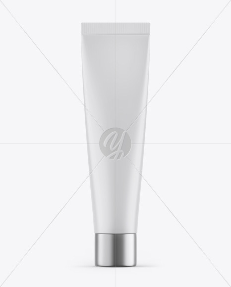 Download Matte Cosmetic Tube W Metallic Cap Mockup In Tube Mockups On Yellow Images Object Mockups PSD Mockup Templates