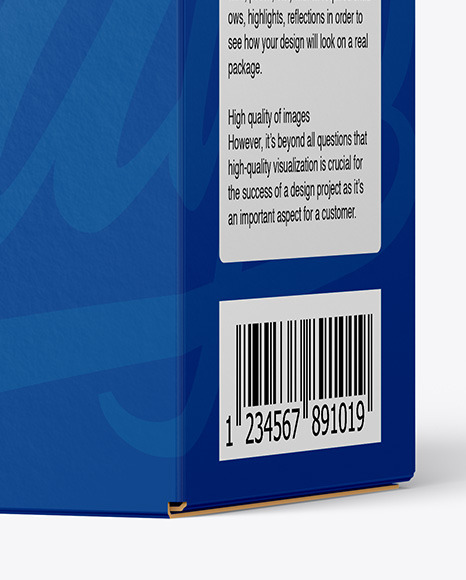 Paper Box Mockup PSD #1
