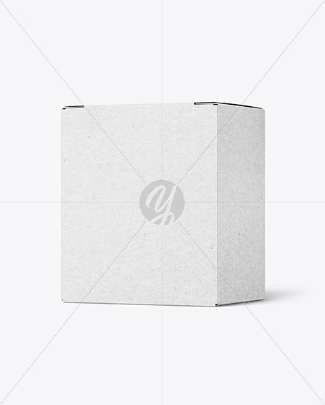 Kraft Paper Box Mockup PSD #3