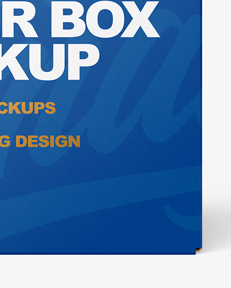 Paper Box Mockup PSD #1