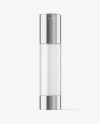Frosted Airless Pump Bottle Mockup