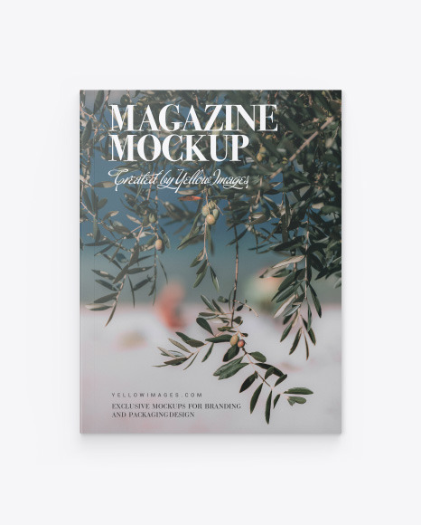 Matte Magazine Mockup PSD #4