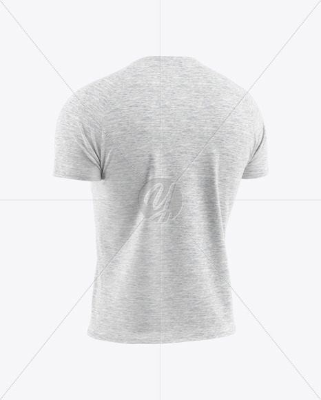 Download Melange Men's Raglan T-Shirt Mockup in Apparel Mockups on ...