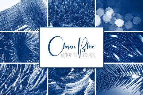 Classic blue 2020 toned photos