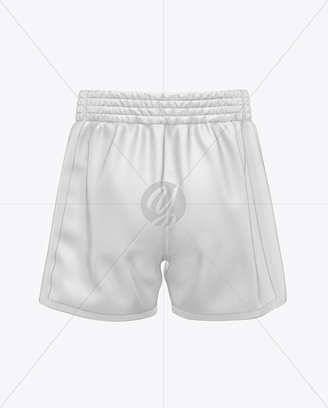 Download Shorts Mockup Back View In Apparel Mockups On Yellow Images Object Mockups