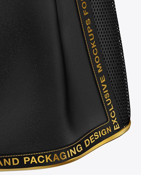 Download Shorts Mockup - Back View in Apparel Mockups on Yellow ...