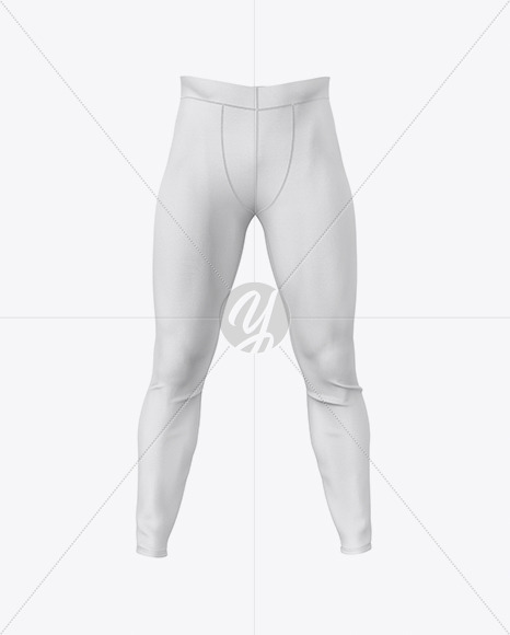 Download Compression Trousers Mockup Front View In Apparel Mockups On Yellow Images Object Mockups