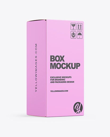 Download Paper Box Mockup In Box Mockups On Yellow Images Object Mockups PSD Mockup Templates