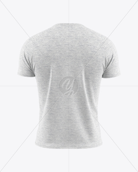 Melange Men S Raglan T Shirt Mockup In Apparel Mockups On Yellow Images Object Mockups