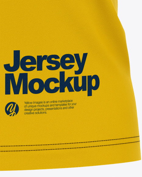 Men S Raglan Soccer V Neck Jersey Front View In Apparel Mockups On Yellow Images Object Mockups